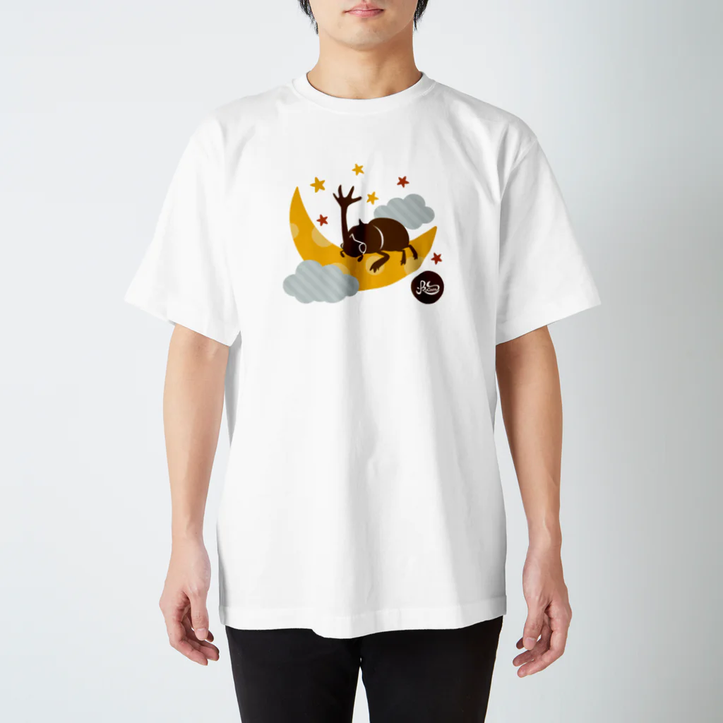 kocoon（コクーン）の夜空のカブトムシ スタンダードTシャツ