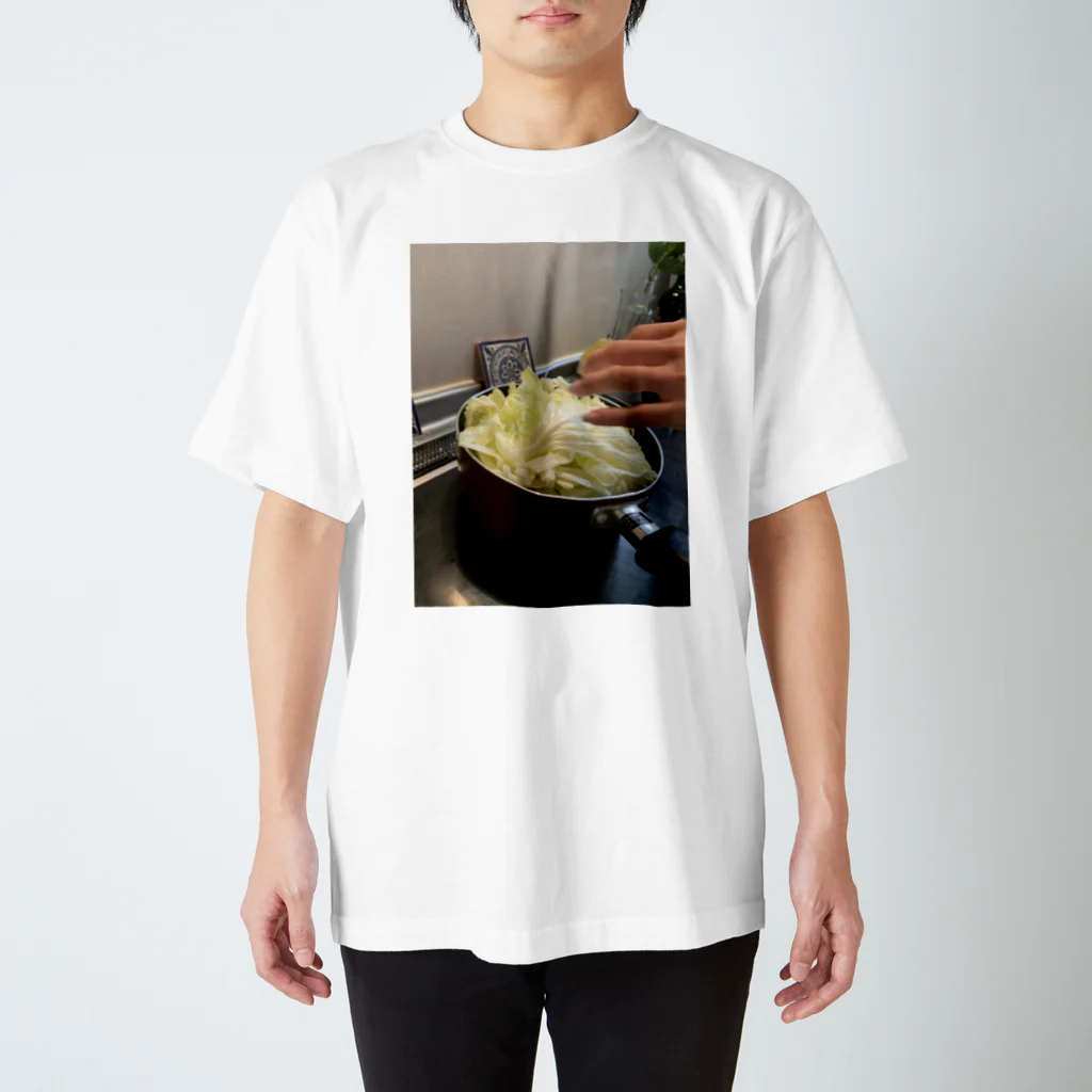 なしおfactoryのキャベツ炒めクッキング風景 Regular Fit T-Shirt