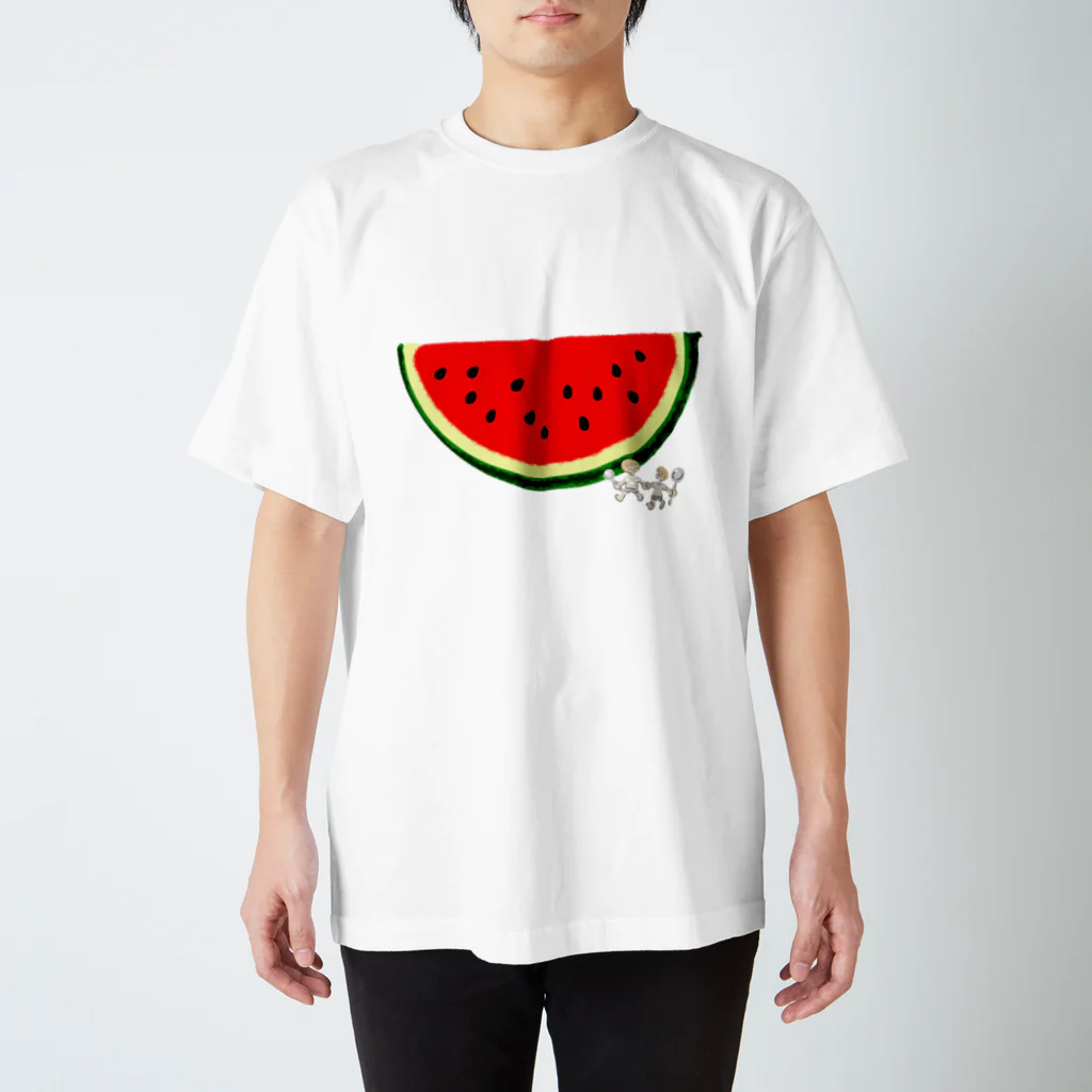 あけたらしろめのLOVE SUMMER スタンダードTシャツ