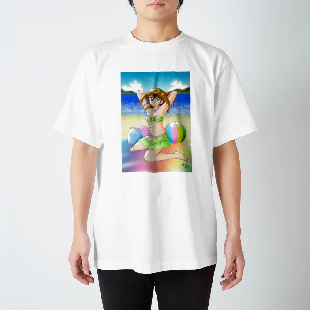 ほしまろずのかわいい水着の女の子 Regular Fit T-Shirt