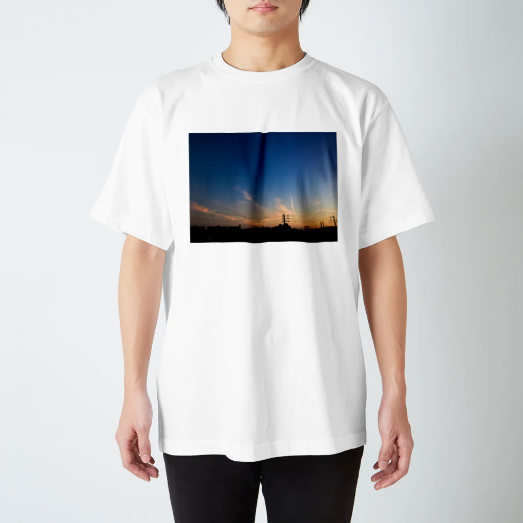 双葉🌱の夕焼け空 Regular Fit T-Shirt