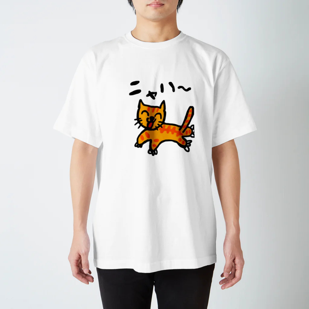 Garuのにこにこ猫ちゃん Regular Fit T-Shirt