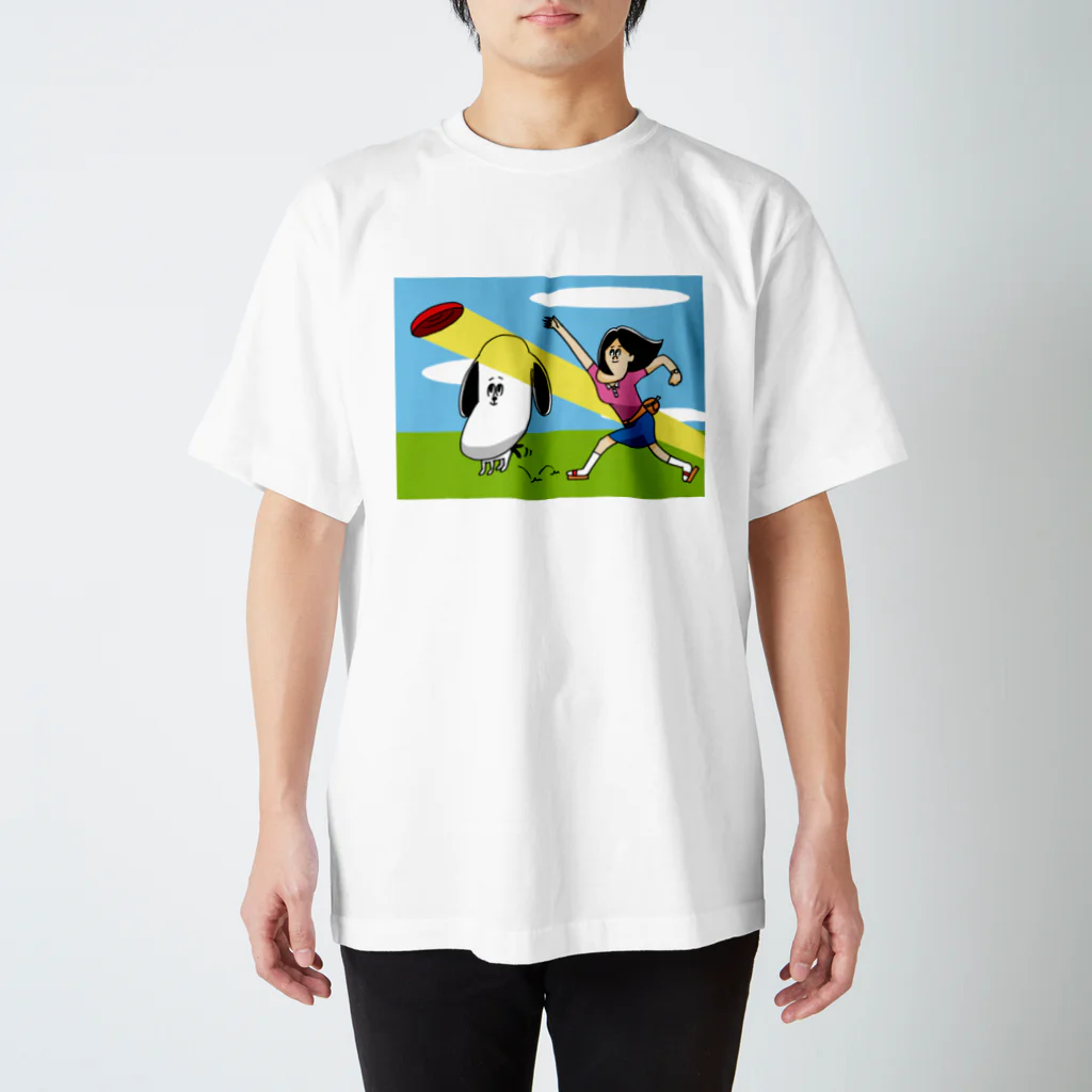 ふくたつショップのフリスビードッグ スタンダードTシャツ