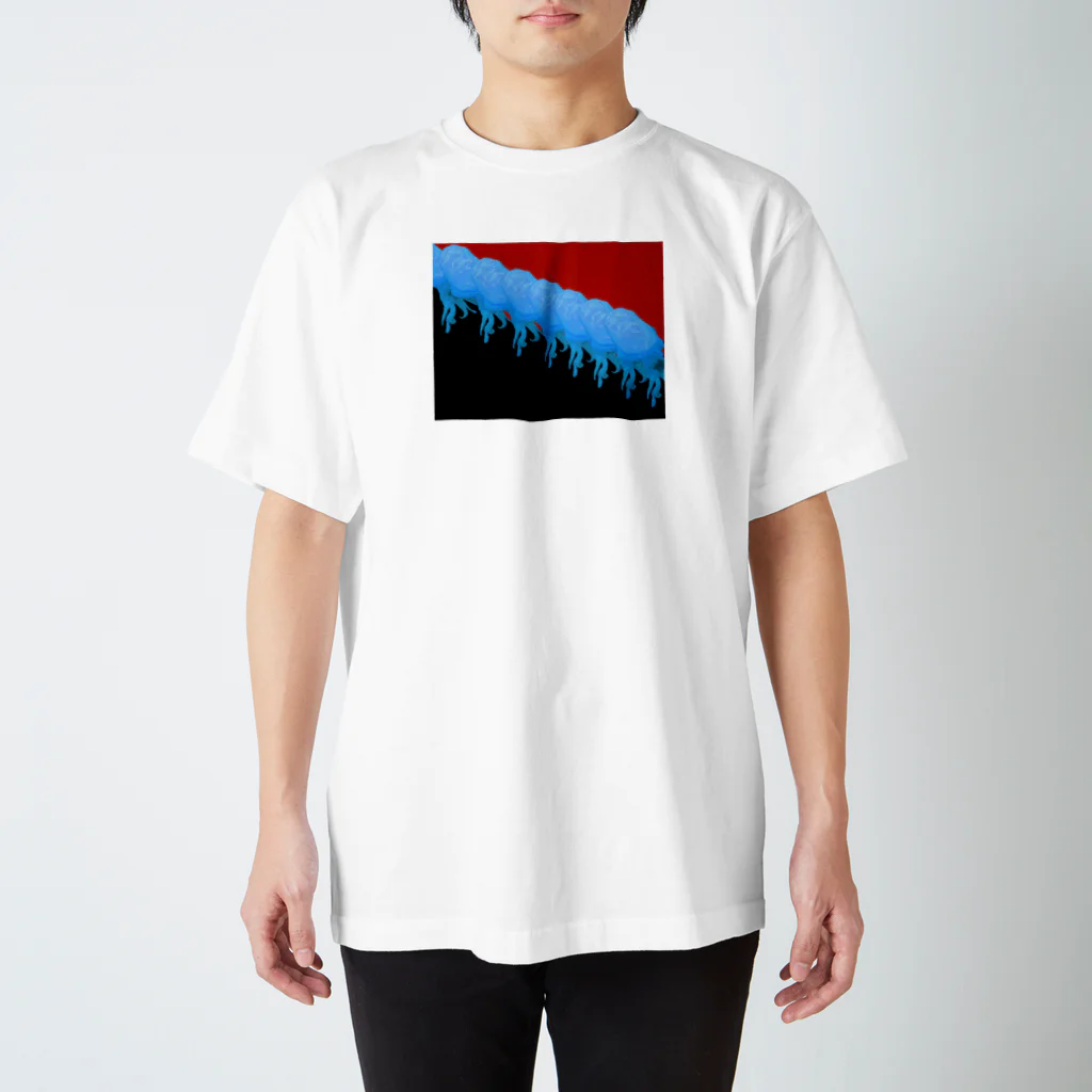 office SANGOLOWの烏賊 SPACE WAVE スタンダードTシャツ