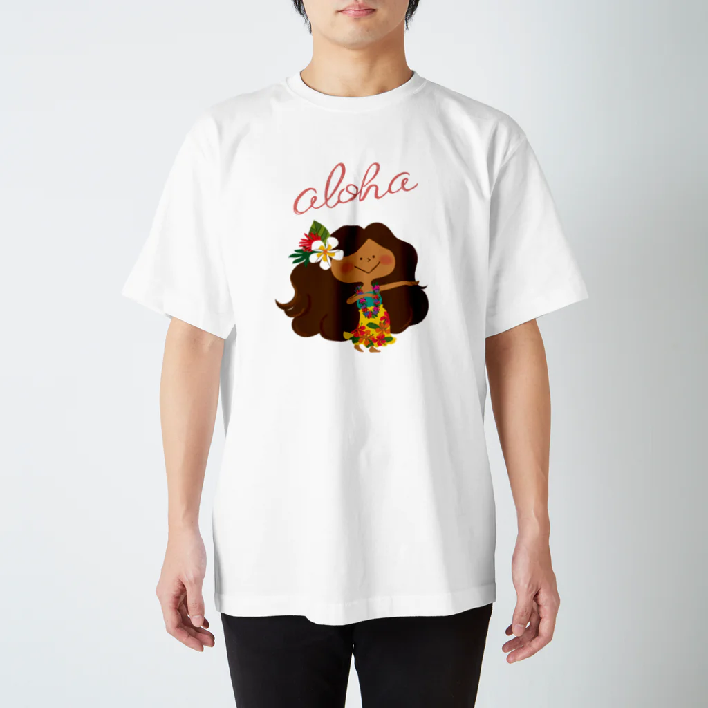 HOLO HOLO MARKET CHIGASAKIのaloha! HULA KAPUA Regular Fit T-Shirt