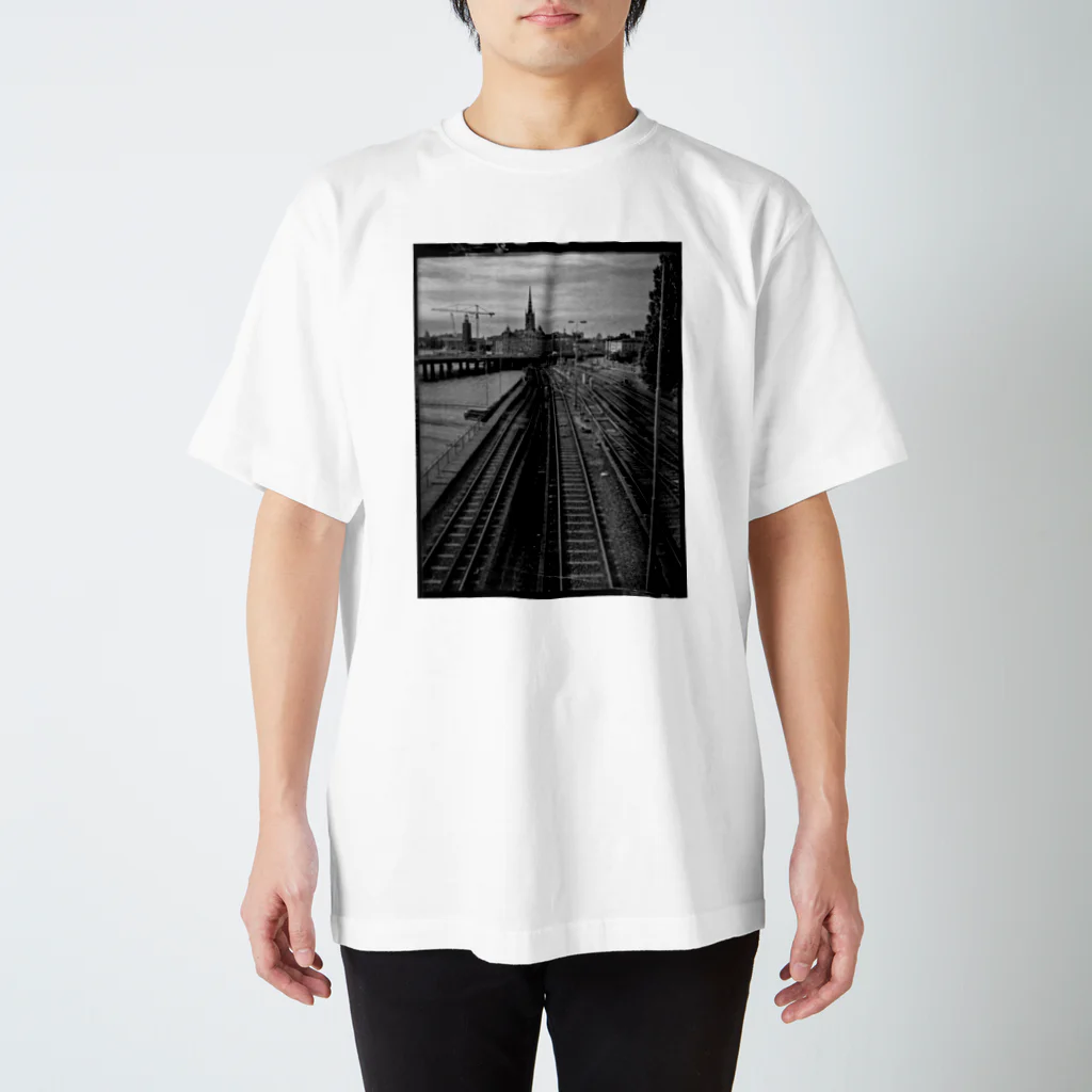 TA-ICHIの線路 Regular Fit T-Shirt