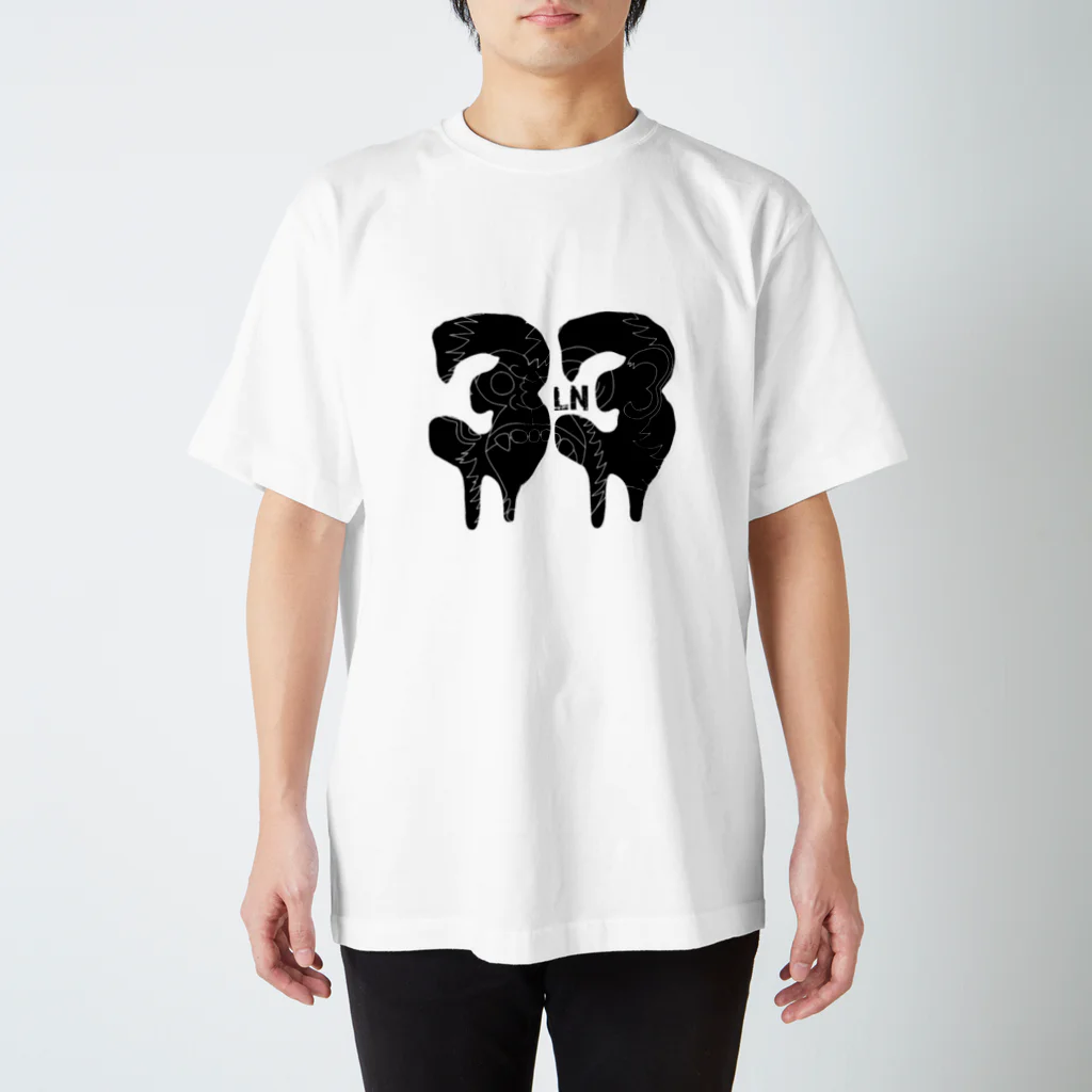 ET・ＭＯＮＫＥＹ🐵の３３モンキー スタンダードTシャツ