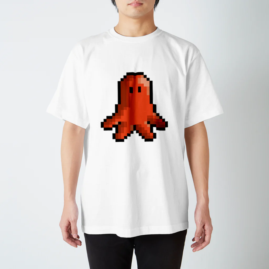 馬刺のドット絵タコウインナーくん スタンダードTシャツ