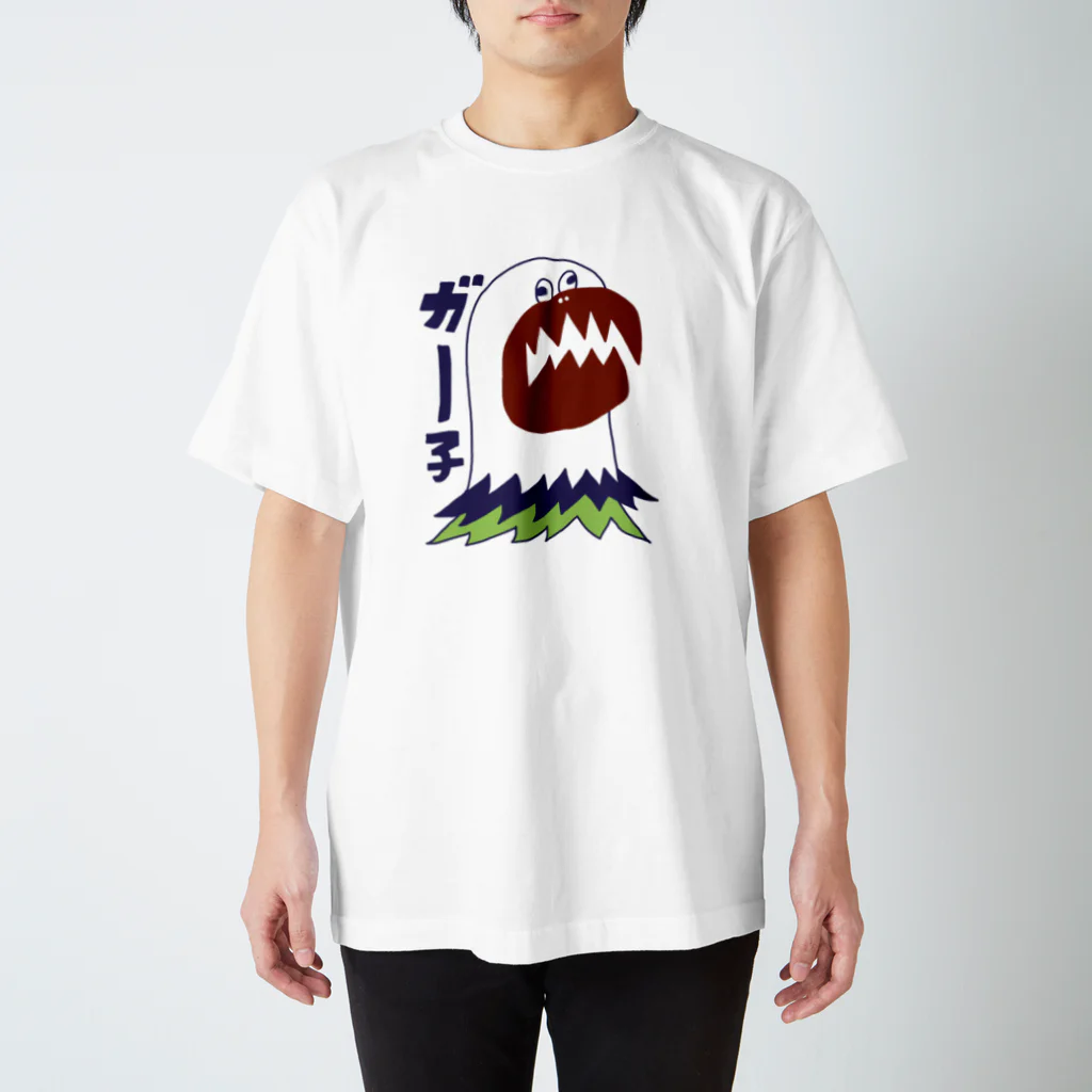 wakame.monsterの鳥のガー子 スタンダードTシャツ