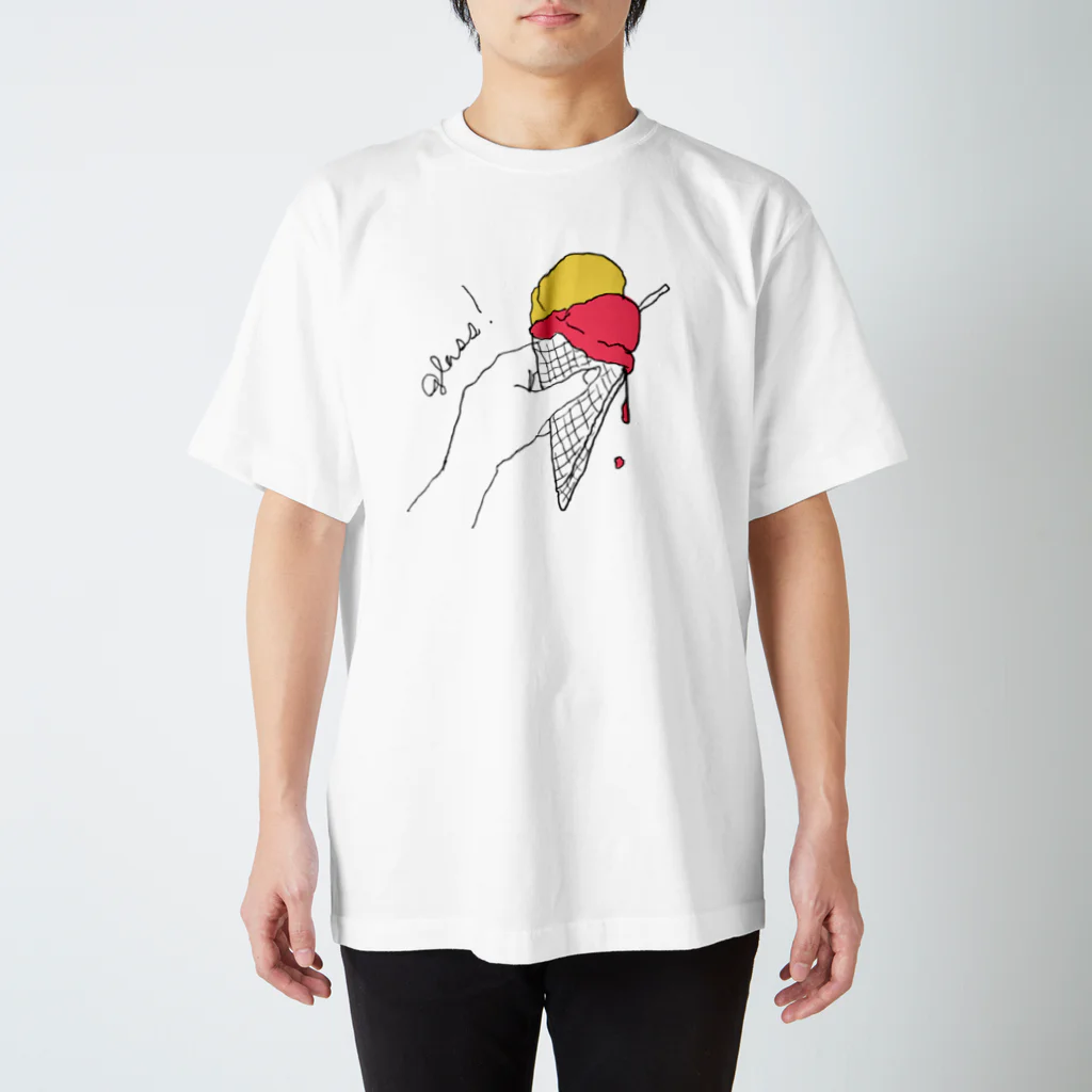 HÖGBRONのGlass_Mango+Raspberry スタンダードTシャツ