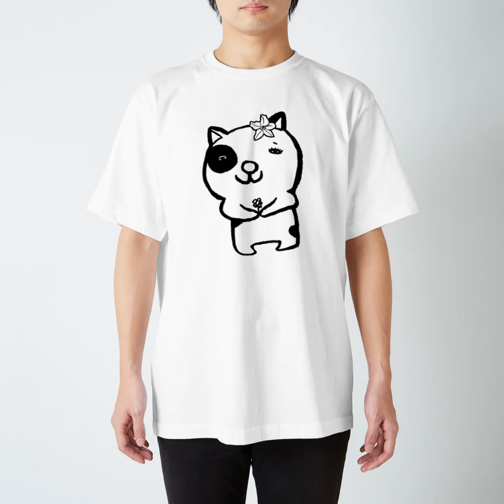 もけねこ屋のぶち美 スタンダードTシャツ