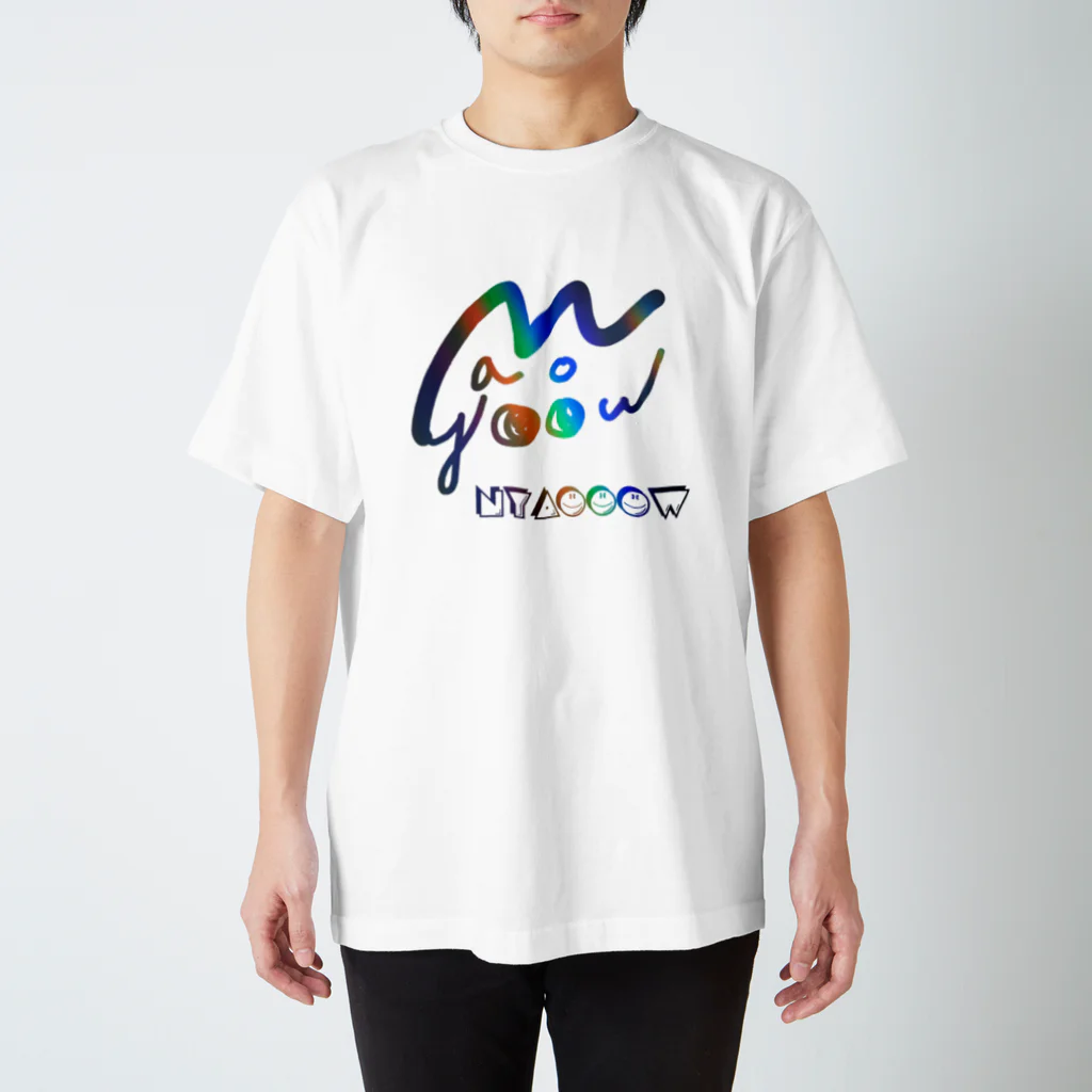 artist nyaooowのにゃおのロゴ Regular Fit T-Shirt