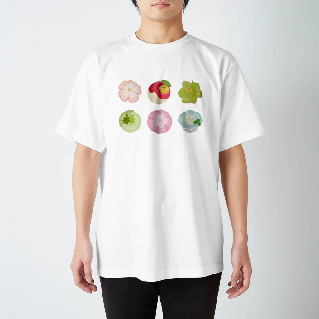 nekochanの可愛い和菓子 Regular Fit T-Shirt