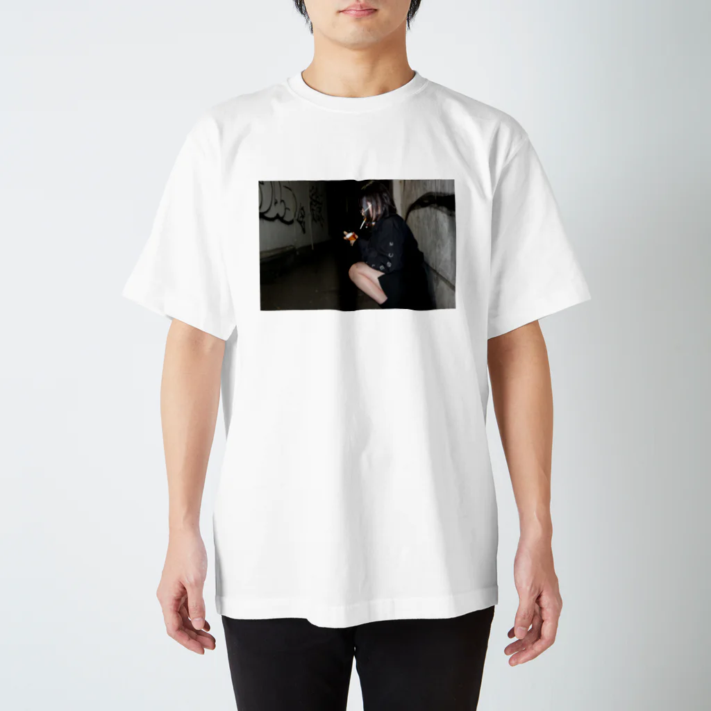 ラのblack Regular Fit T-Shirt