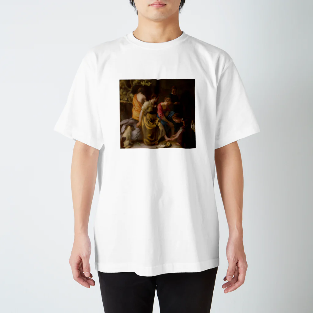 Art Baseのディアナとニンフたち / フェルメール(Diana and her Companions 1654) スタンダードTシャツ