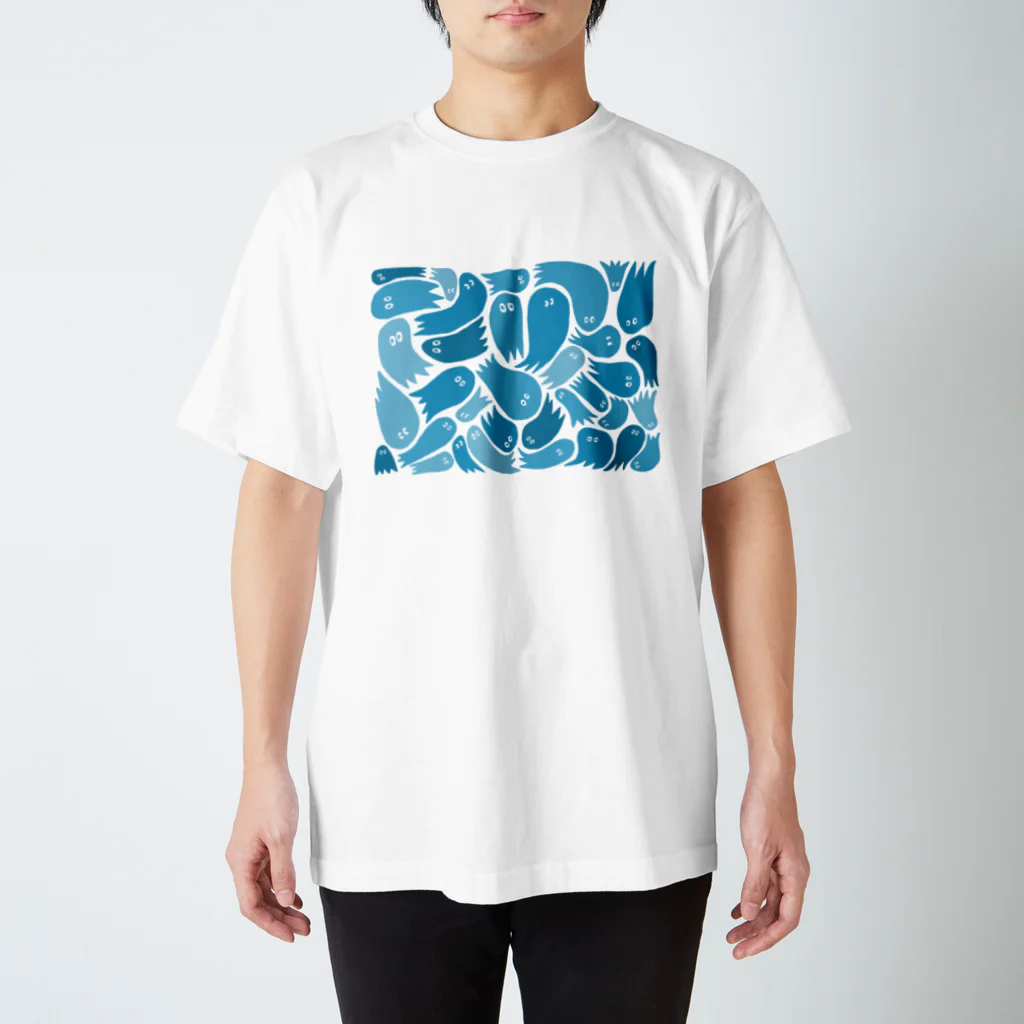 wakame.monsterのおばブルー スタンダードTシャツ