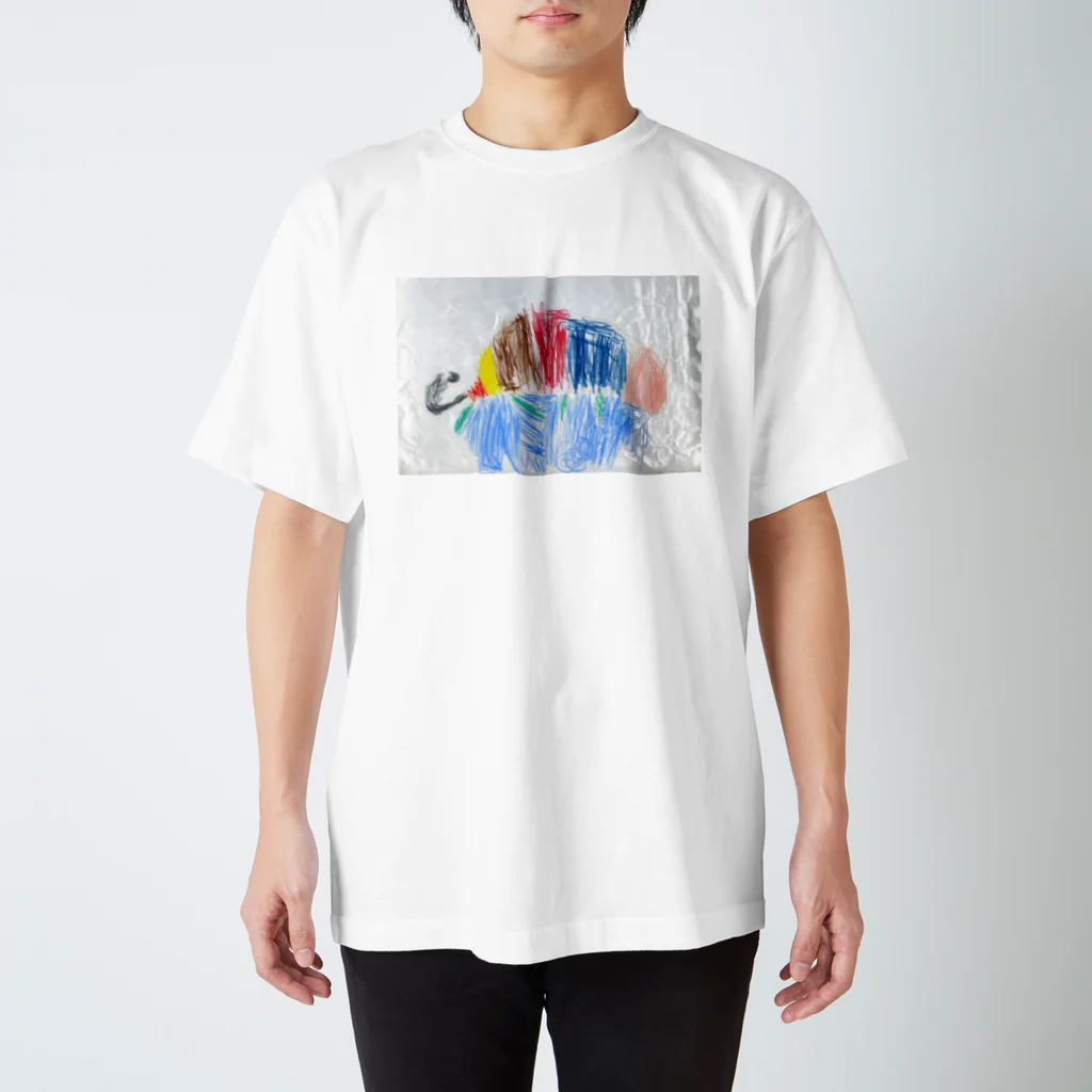 nemuimenuiのこどもの絵【ぞう】 スタンダードTシャツ