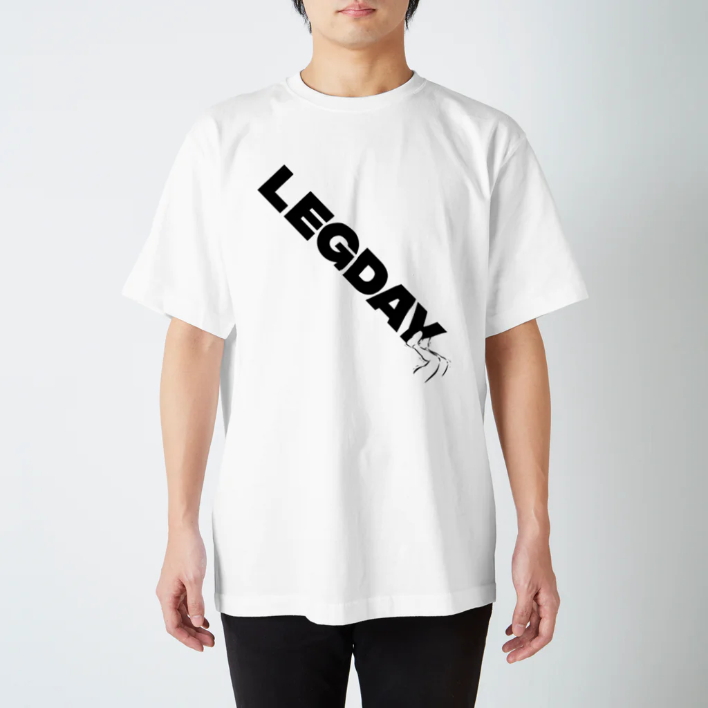 ノノノの筋トレT(脚の日用) Exercise T-shirts for LEG DAYs.  Regular Fit T-Shirt