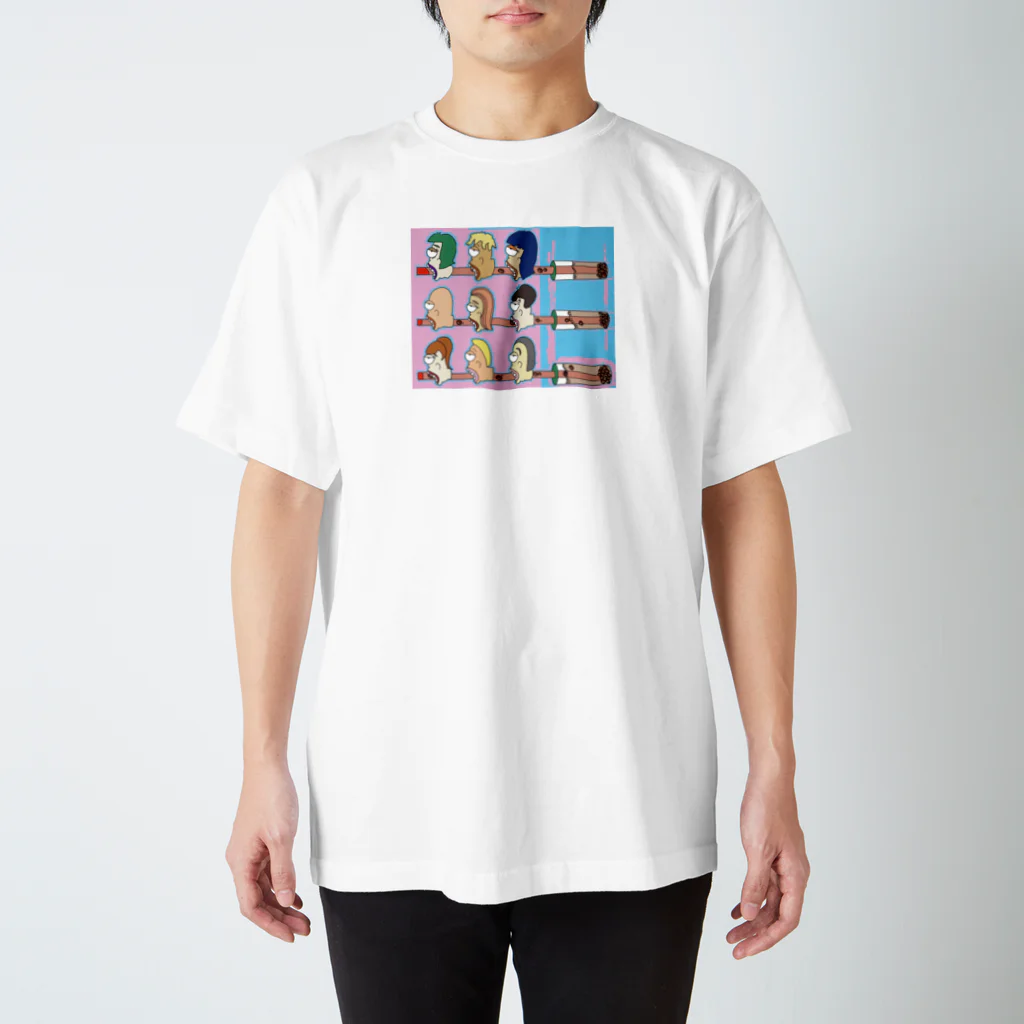 TENONAKANIMEのみんなでタピオカミルクT スタンダードTシャツ