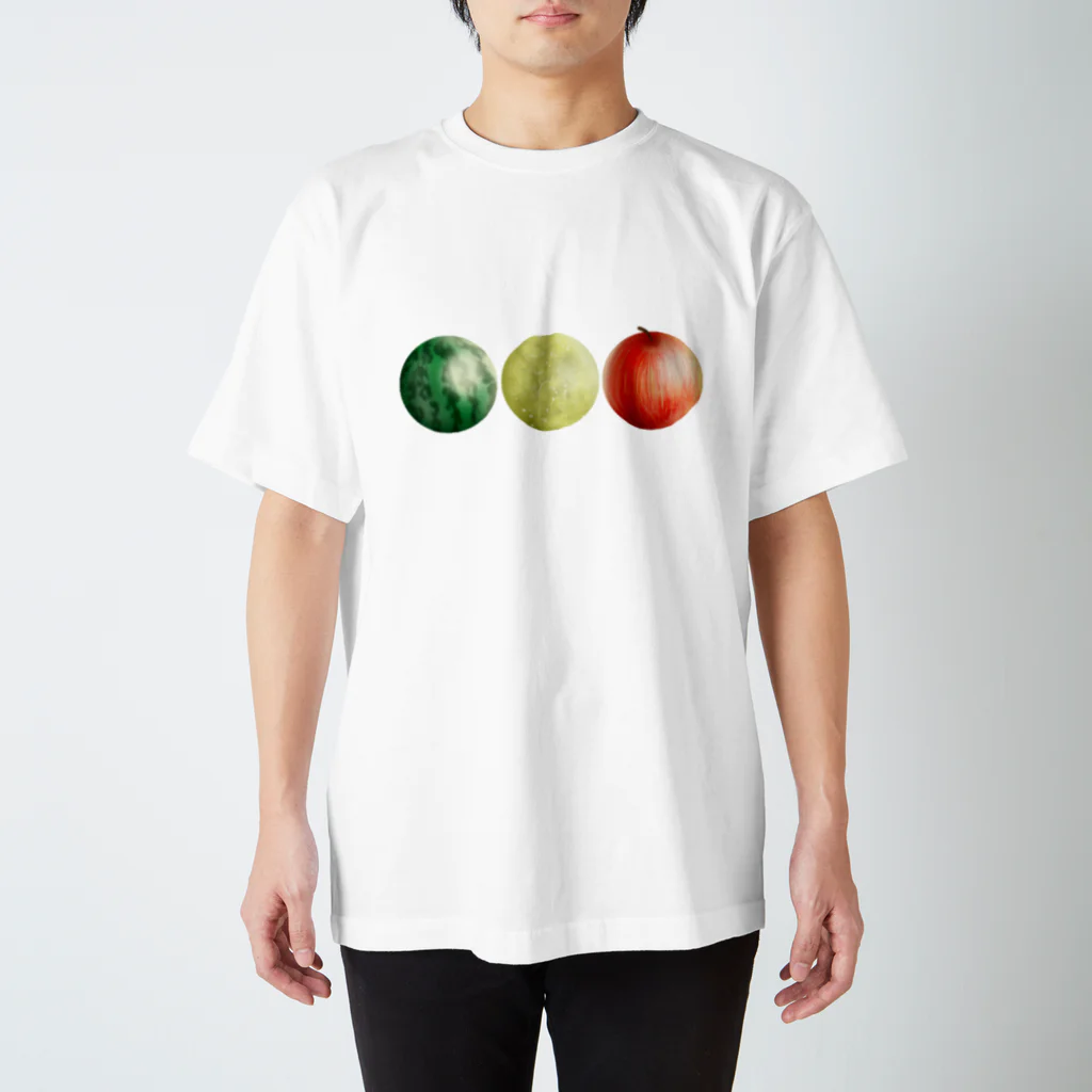 バミファビュはおにぎりの信号機みたいな Regular Fit T-Shirt