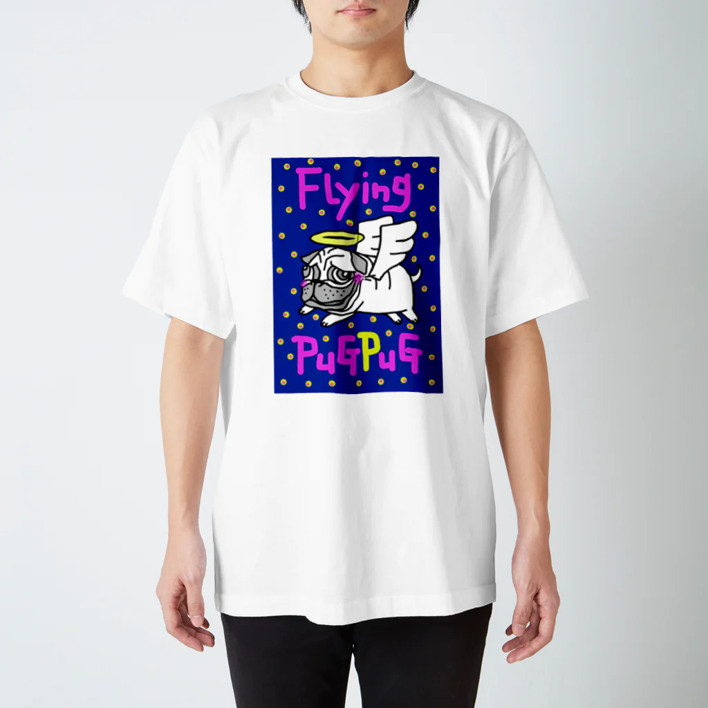 MiSaMのFlying PuGPuG スタンダードTシャツ