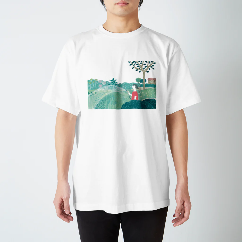 はしもとゆかの朝のシャワー スタンダードTシャツ