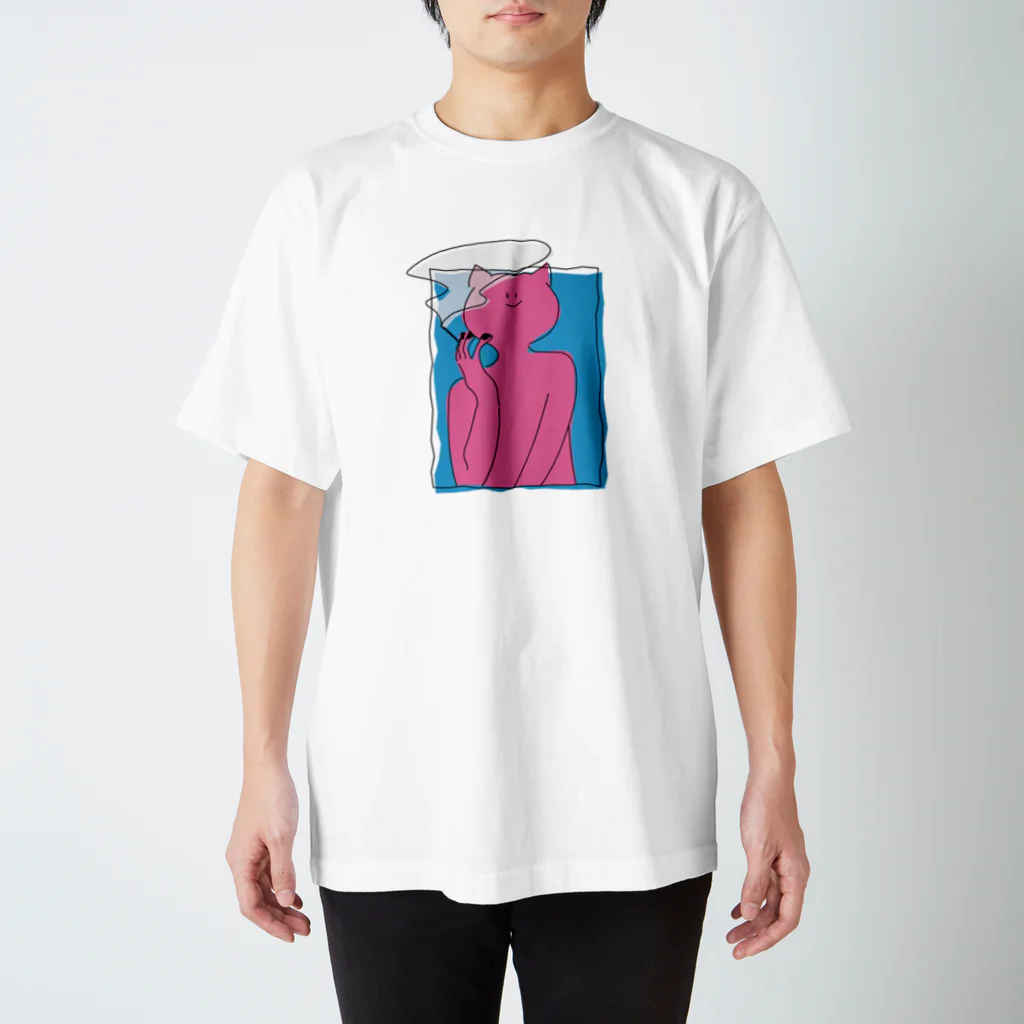 りしのみせ。のヘビースモーカーNEKODA Regular Fit T-Shirt