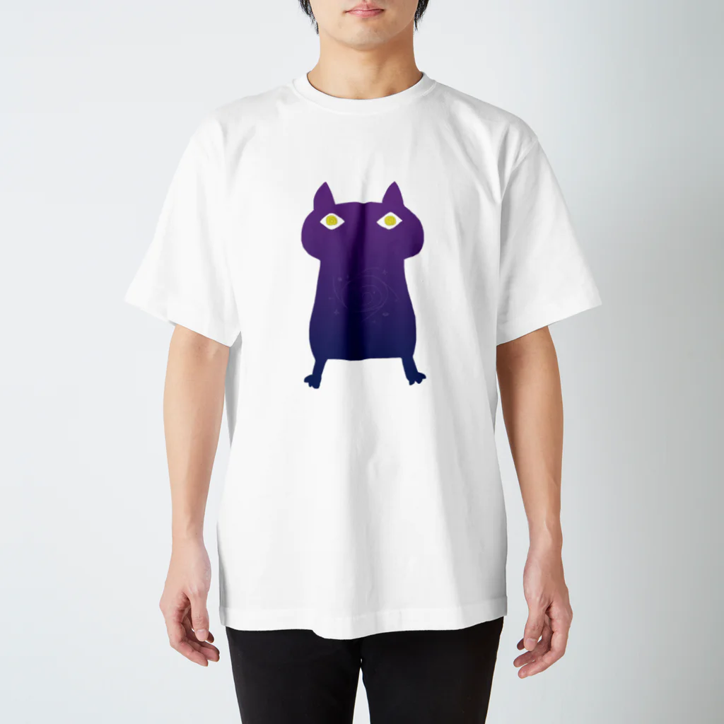 null shopのスペースキャット スタンダードTシャツ