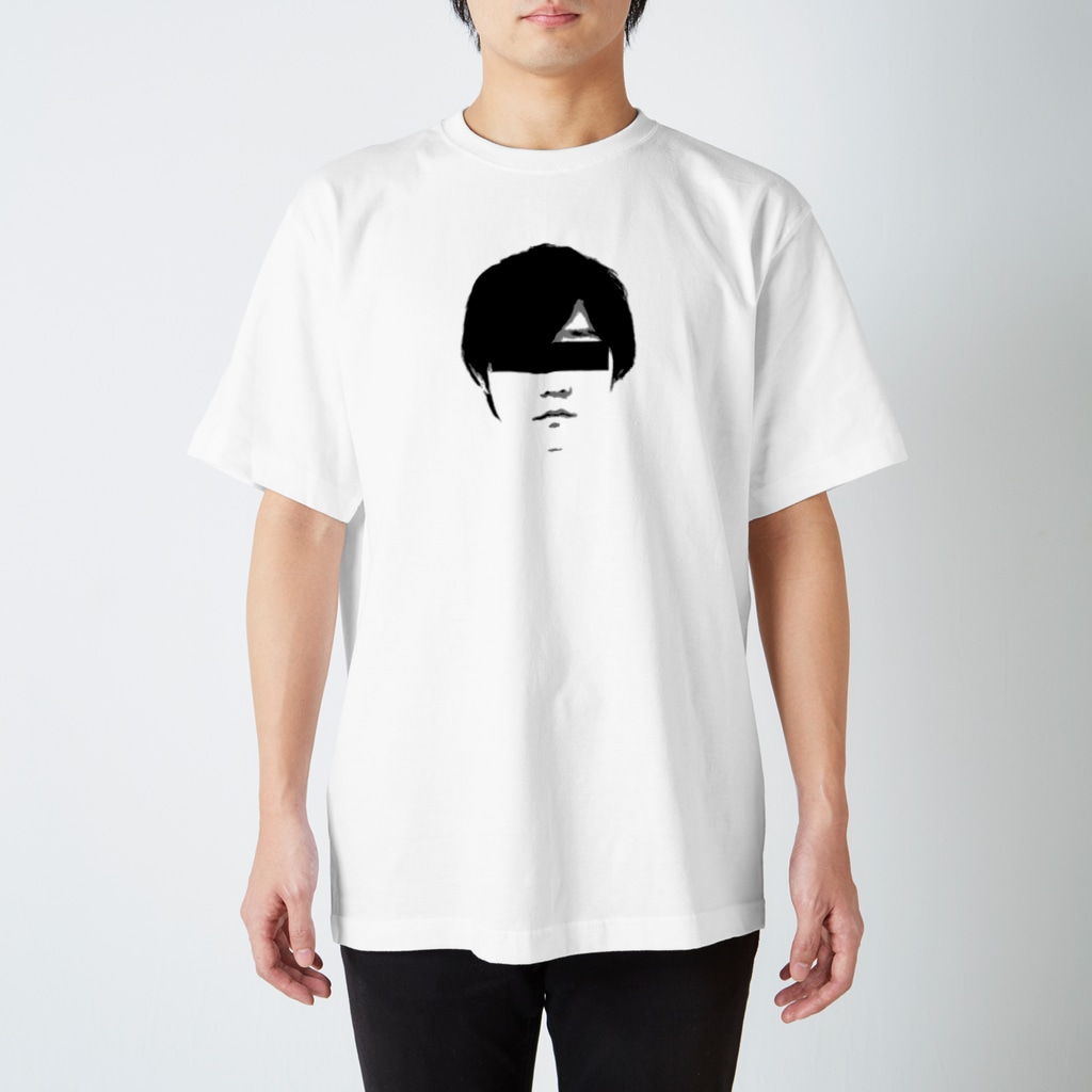 ARuFaの公式グッズ屋さんのARuFaマジ顔面（モノクロ） Regular Fit T-Shirt