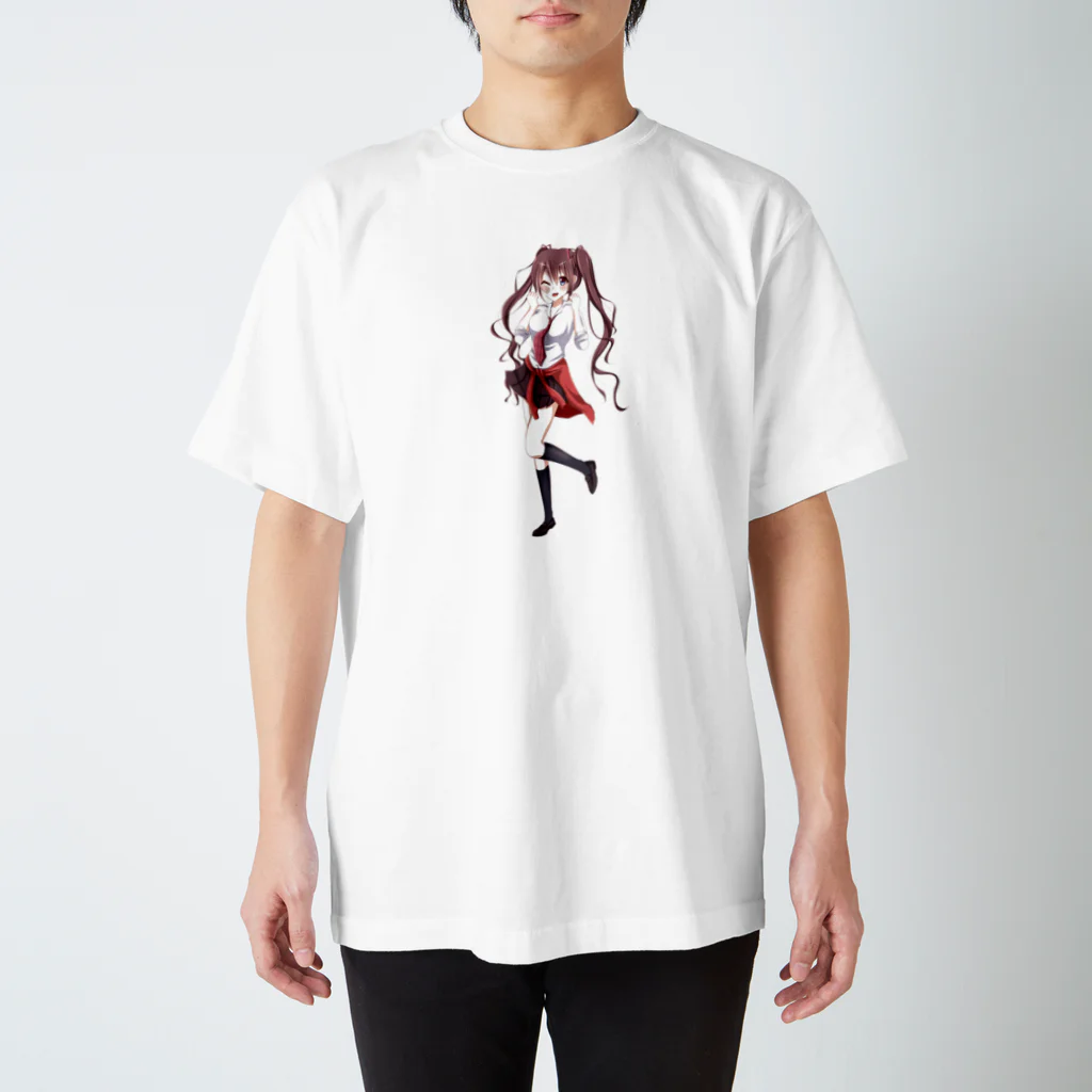 Cute 2D Girlsの頑張って!!! スタンダードTシャツ