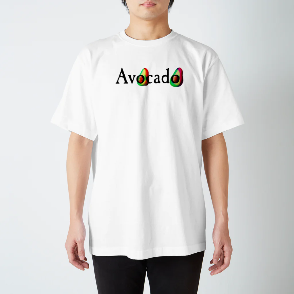 Motonishiのavocado2(black) スタンダードTシャツ