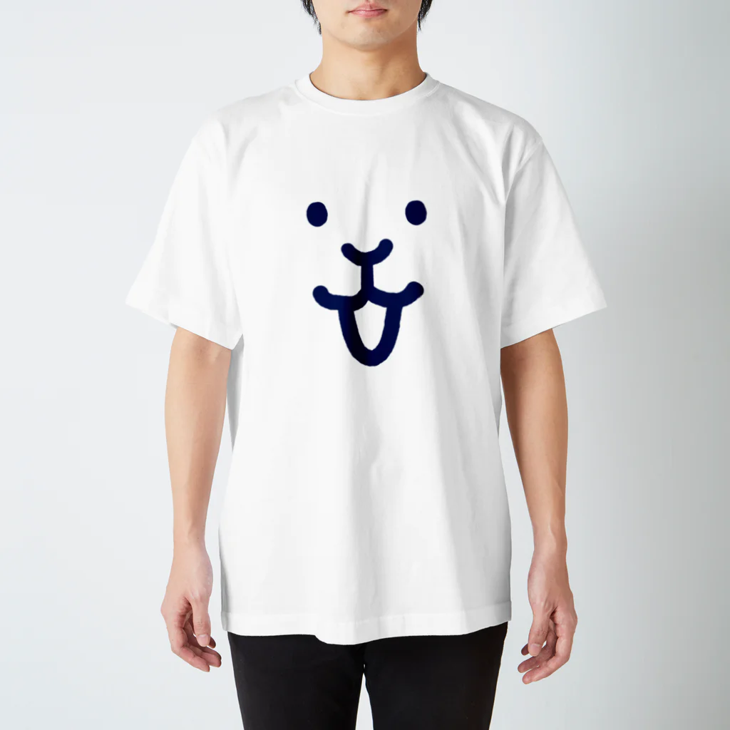 usamiyosioのうさみよしお「ココロに笑顔」 Regular Fit T-Shirt