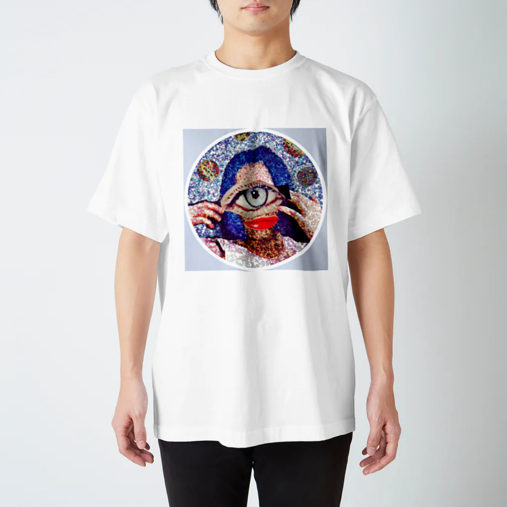 だまちゃんの生きてる世界のブルーカー Regular Fit T-Shirt