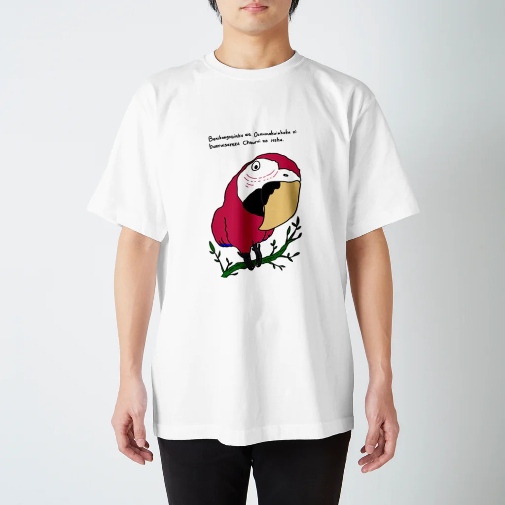 Kukkoのカメラ目線 スタンダードTシャツ