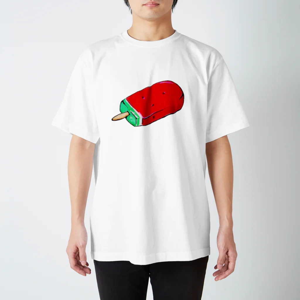 art_chloe003のスイカアイス Regular Fit T-Shirt