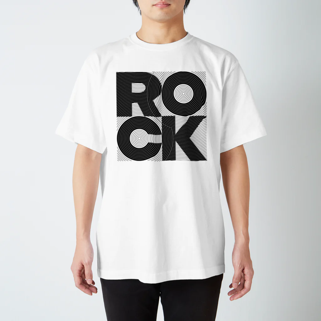 gemgemshopのROCK GROOVE Regular Fit T-Shirt