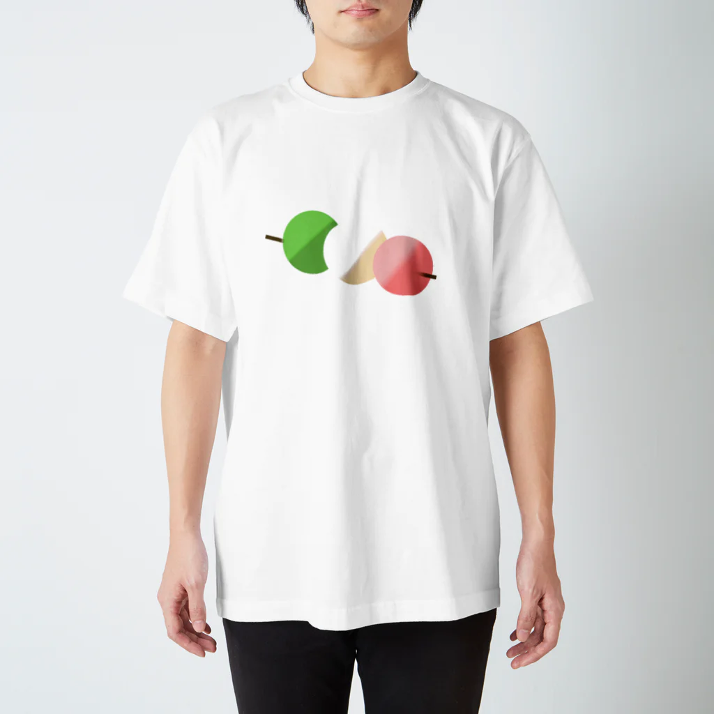 イエネコの三色団子 Regular Fit T-Shirt