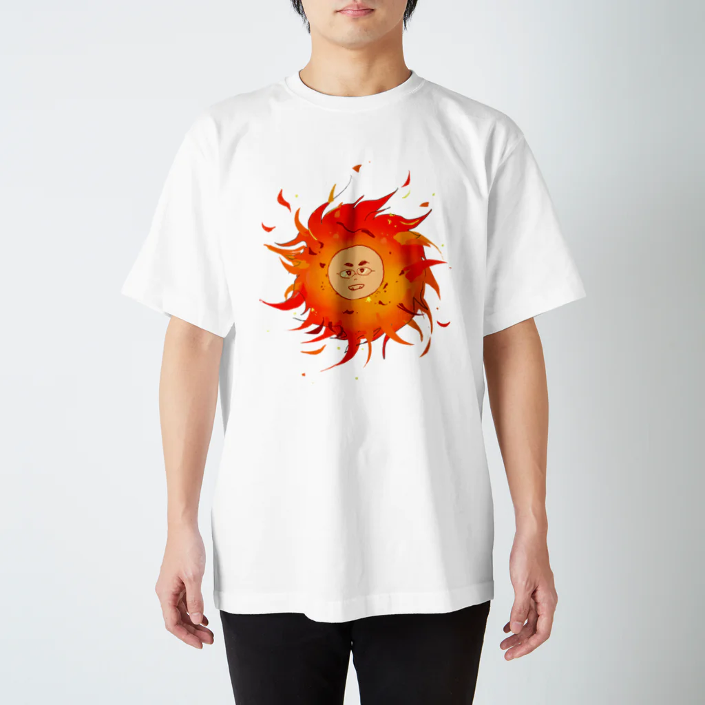 ぱくぱくショップの灼熱の太陽 Regular Fit T-Shirt