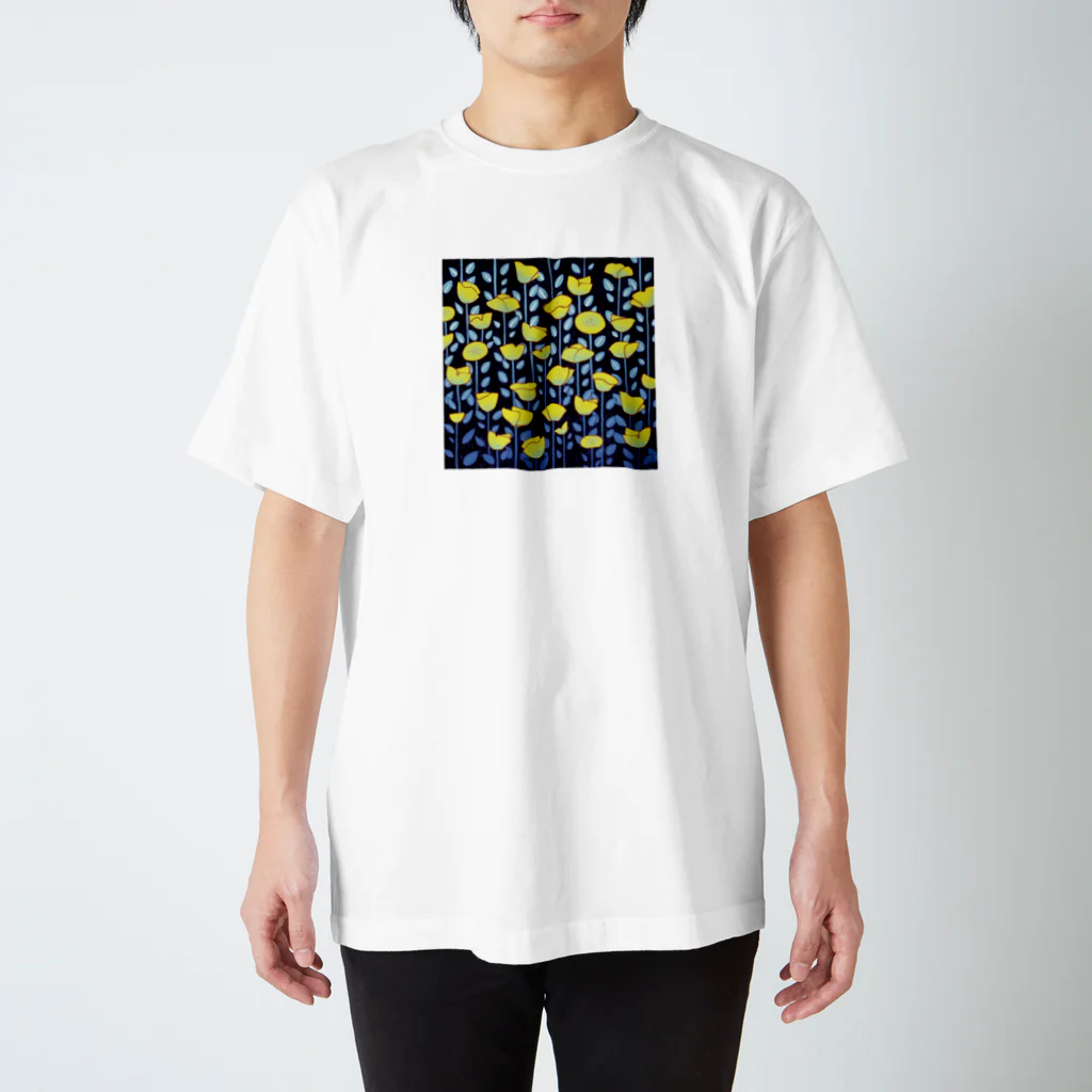 POTSURIのお花畑 Regular Fit T-Shirt