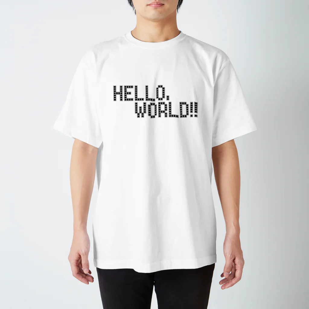 yatakami_yurinaのHELLO, WORLD!! ―ver.white― スタンダードTシャツ