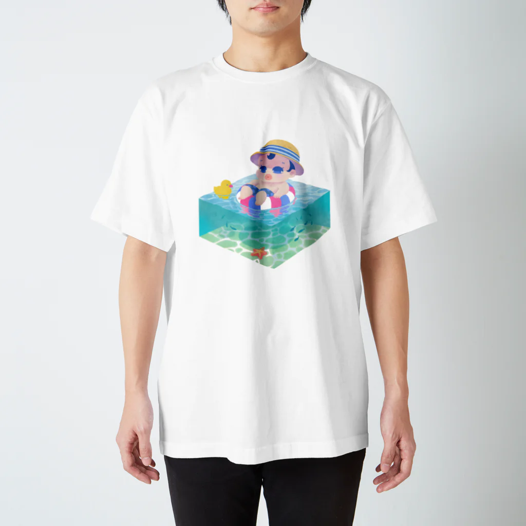 BOKUPOTE_Shopのぷかぷかぼくちん スタンダードTシャツ