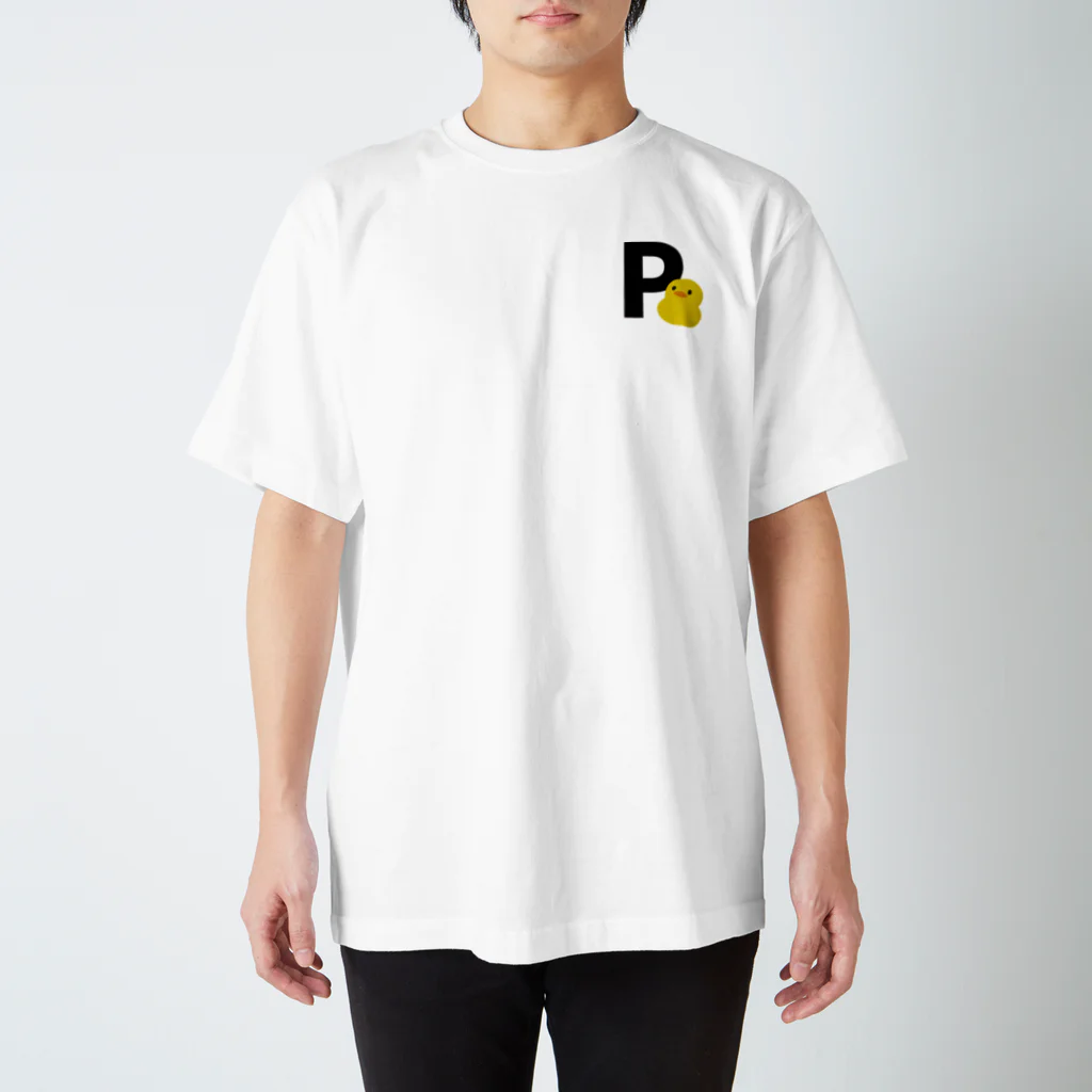 きょうもぜったいがんばらない。のぽんこつちゃん〜P〜 スタンダードTシャツ