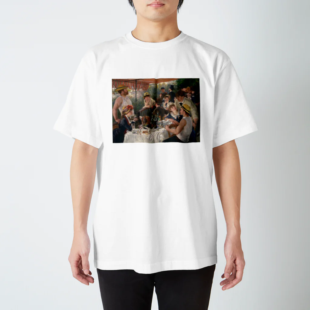 Art Baseの舟遊びをする人々の昼食 / ルノワール(The Luncheon of the Boating Party 1881） スタンダードTシャツ