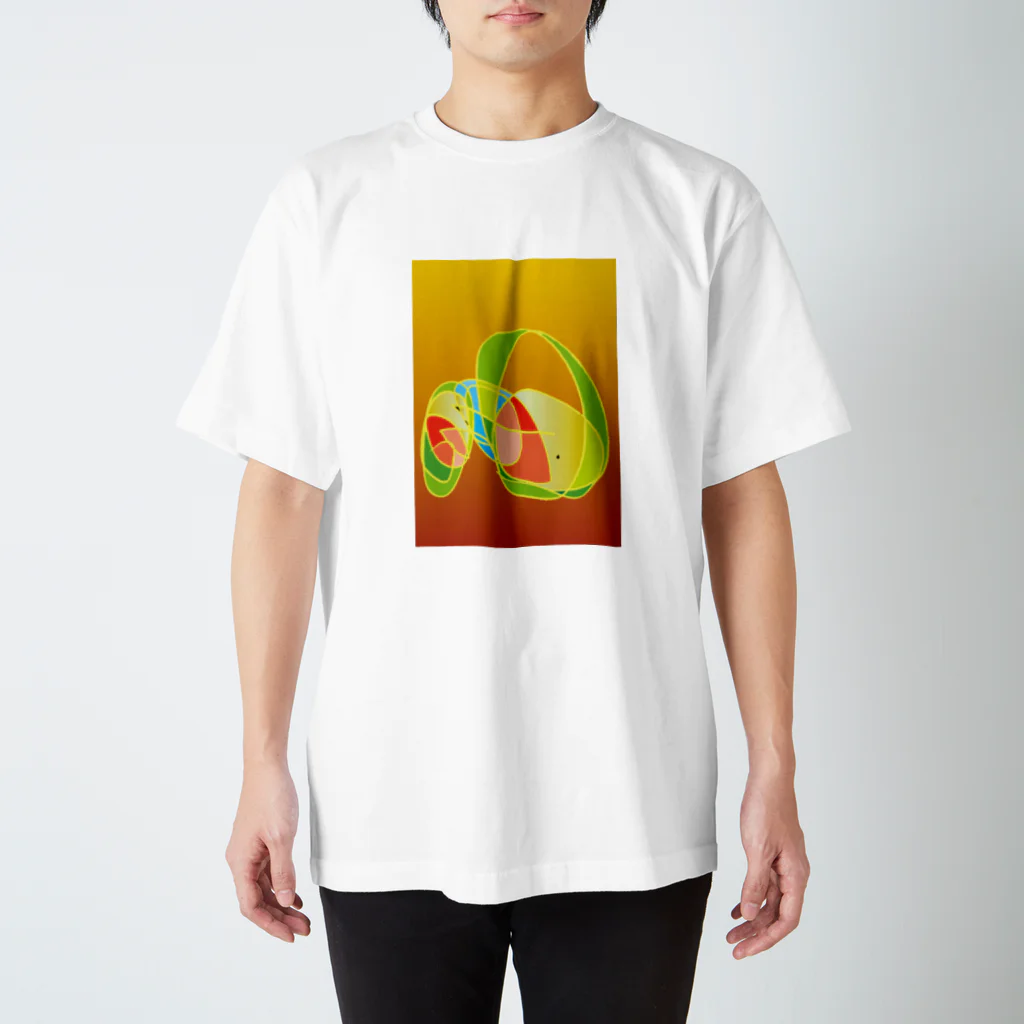 AngelRabbitsの呼び合う生き物 スタンダードTシャツ