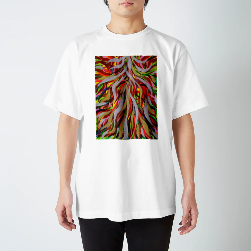 Yo+Ichiro.Universe.Artの覚醒する大樹達。。。 スタンダードTシャツ
