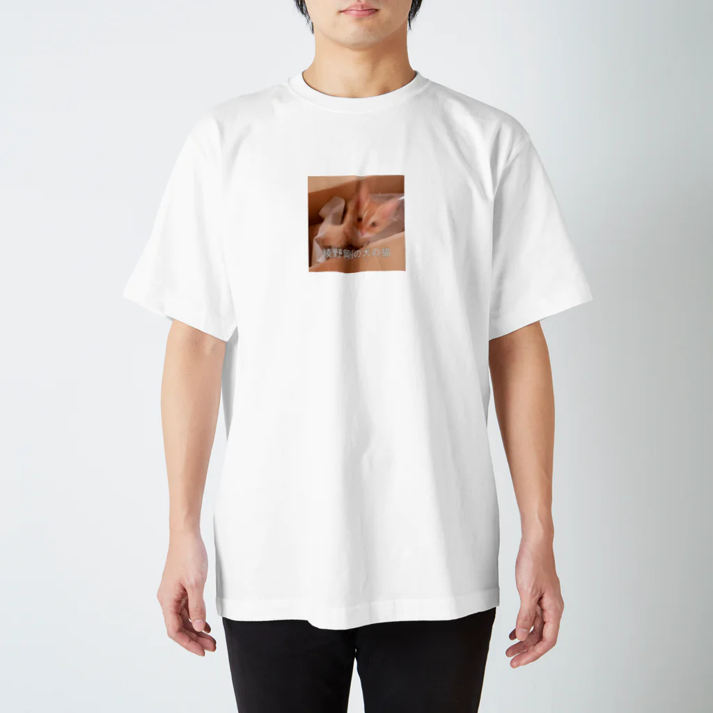 犬小屋のフォント入りパンチングめんま第2弾 Regular Fit T-Shirt