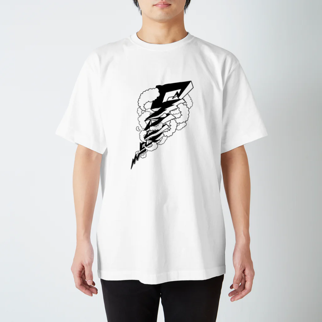 SAABOのSAABO_Lightning_B スタンダードTシャツ