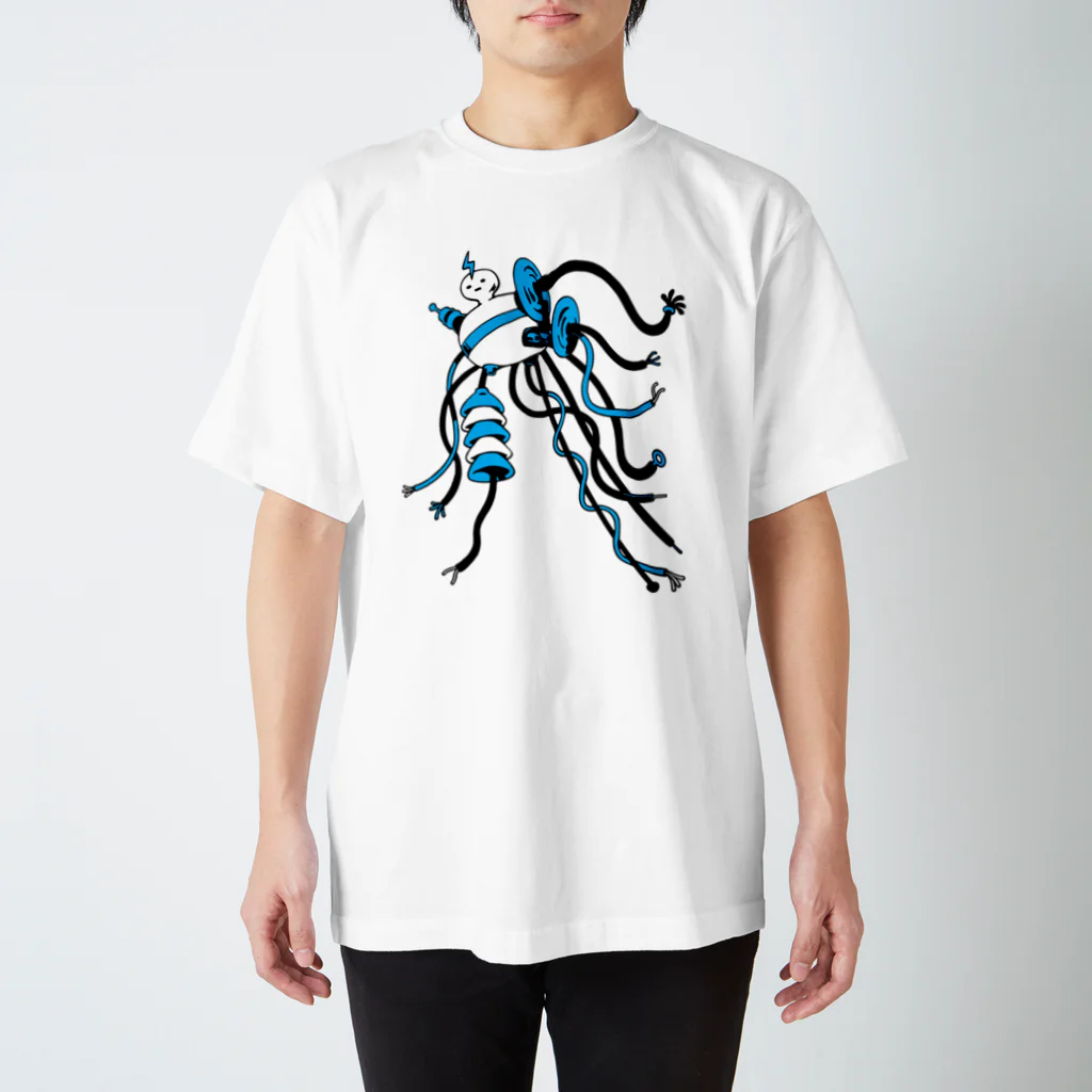 石山蓮華のクリハラタカシと電線礼讃 Regular Fit T-Shirt