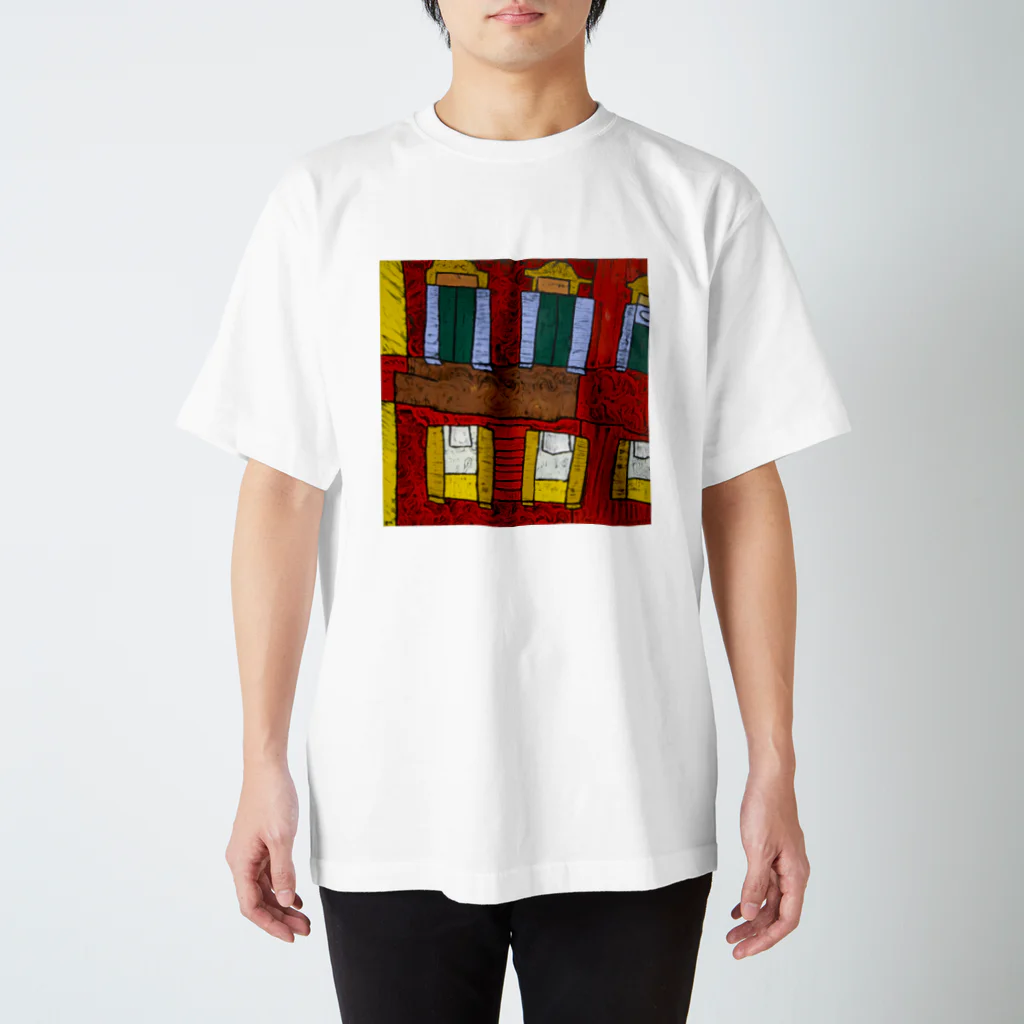 版画家・北嶋勇佑のfacade in Piazza di Spagna -スペイン広場より- スタンダードTシャツ