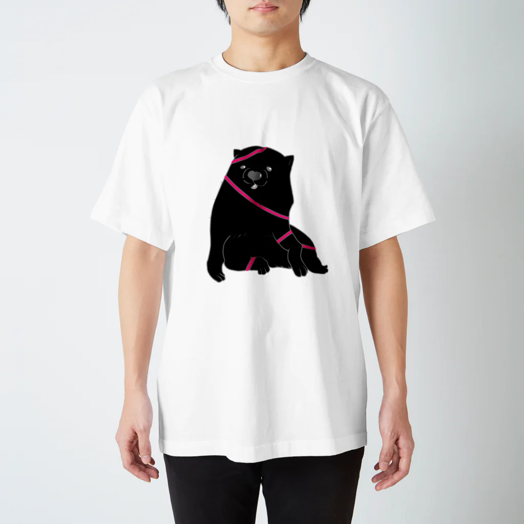 mugioのあの犬/ジュワッとピンク スタンダードTシャツ